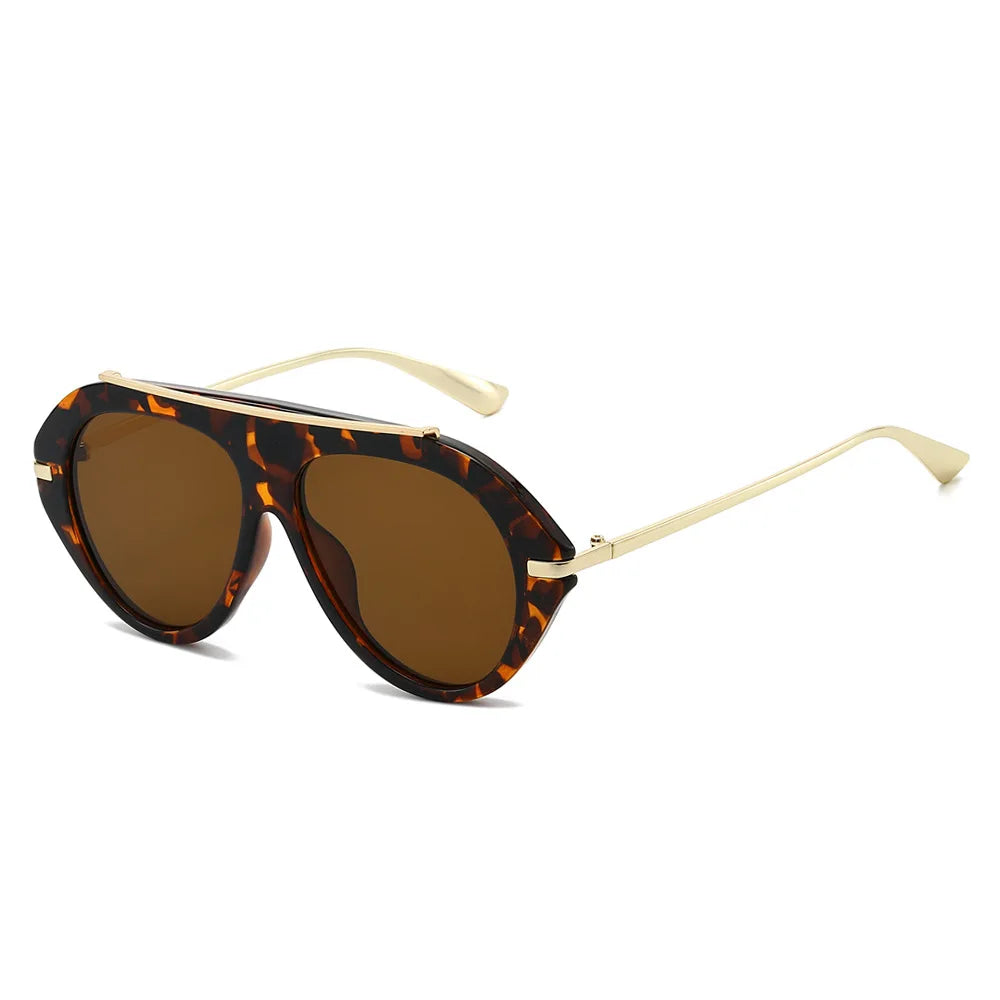 Oversized Retro 70s Pilot Sunglasses | Stylish Vintage Shades