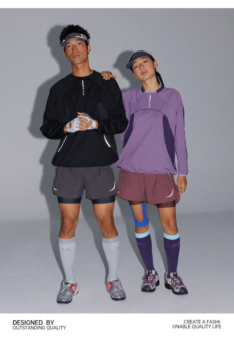 Unisex Lightweight Quick-Dry Long Sleeve T-Shirt for Outdoors