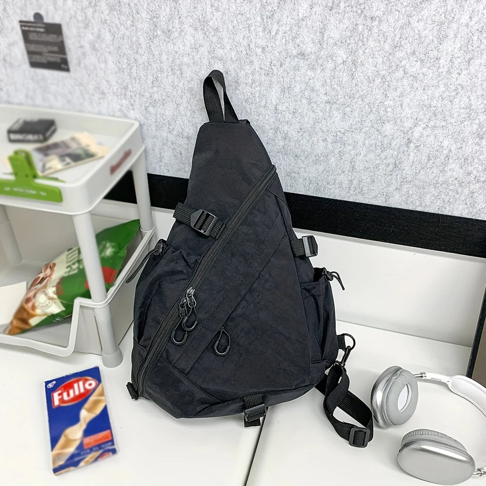 Large Capacity Chest Bag, Sports Shoulder Bag, Cycling Bag, Workwear Bag, New Functional and Versatile Crossbody Bag