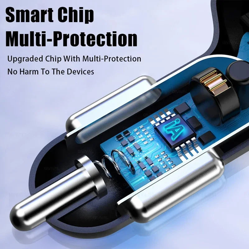 6 in 1 USB C Car Charger Adapter for Fast Charging on the Go
