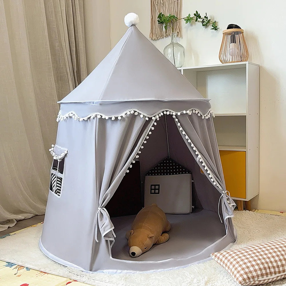 Large Folding Toy Tent for Kids | Perfect Playhouse Castle