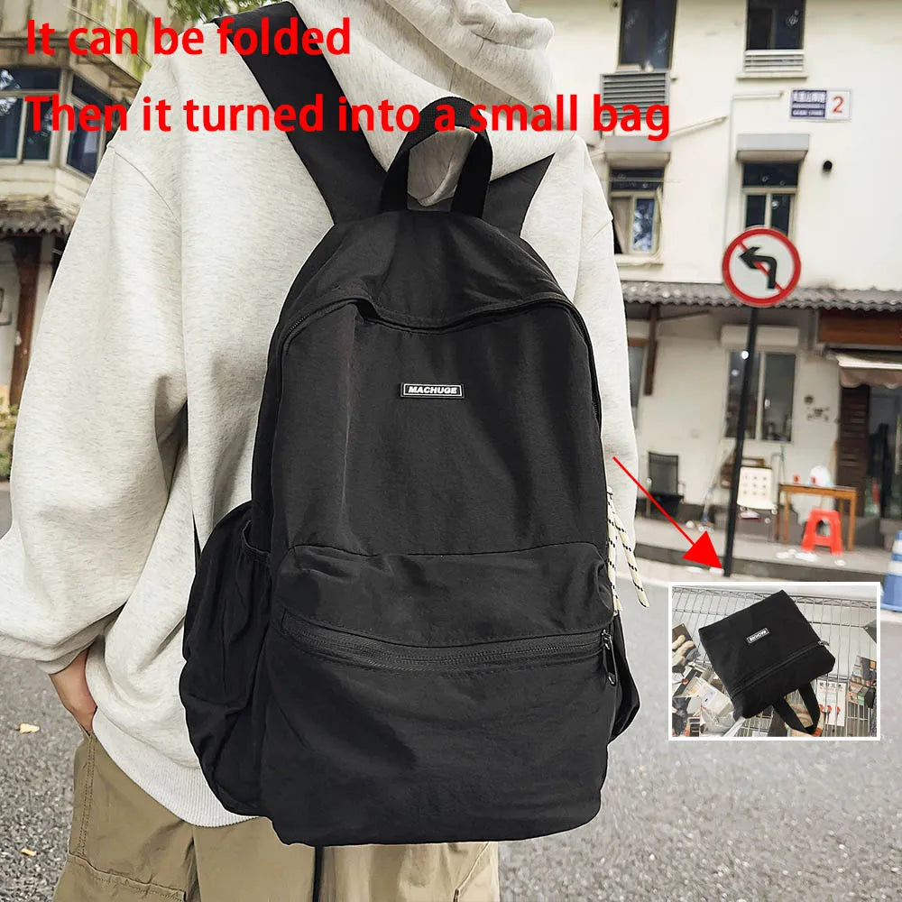 Stylish Foldable Backpack for Women | Large Capacity Bag
