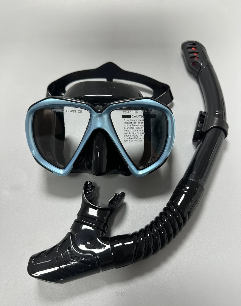 Professional Scuba Diving Masks & Snorkeling Set for Adults