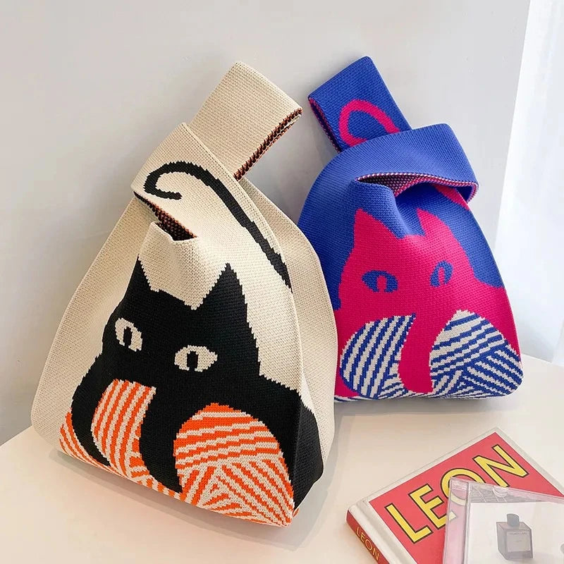 Women Mini Knot Wrist Bag | Handmade Fashion Tote for Everyday Use