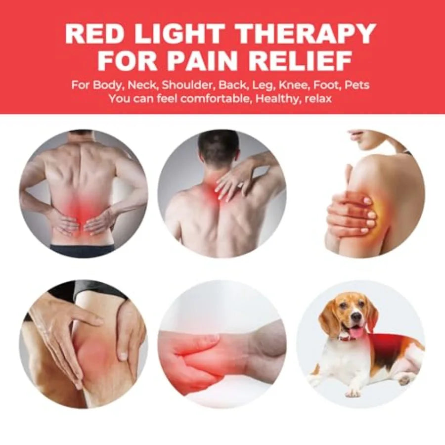 Red Light Therapy Vibration Massager Belt for Effective Pain Relief