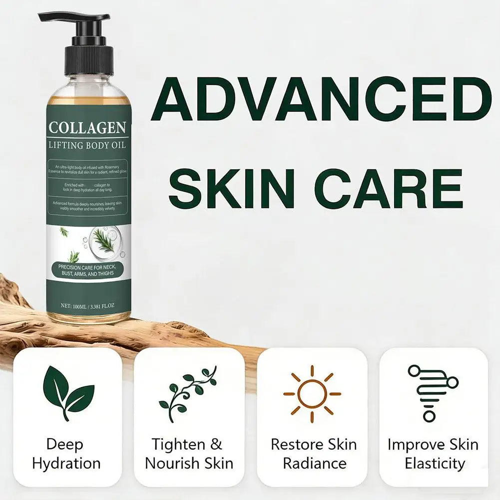 Collagen Body Oil for Moisturizing and Skin Tightening