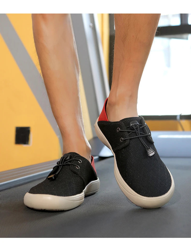 New Breathable Mesh Men Barefoot Wide-toed Shoes barefoot casual shoes and Anti slip and wear-resistant outdoors fitness sneaker