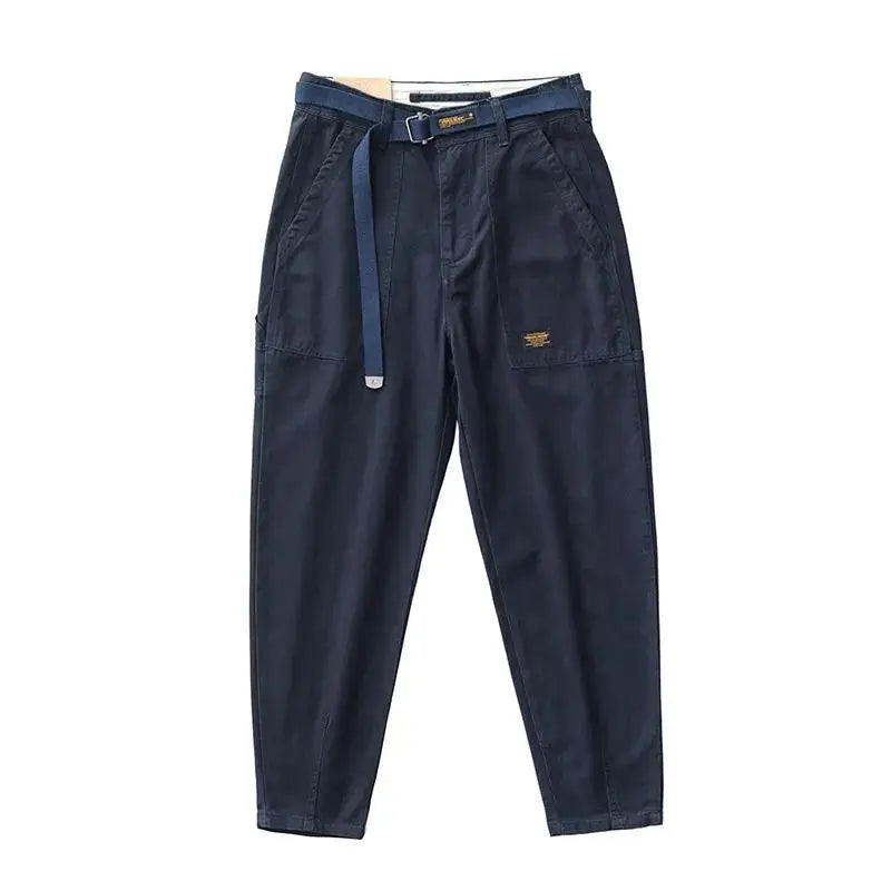 Men's Versatile Mid Waist Cargo Pants | Trendy Spring & Autumn Wear