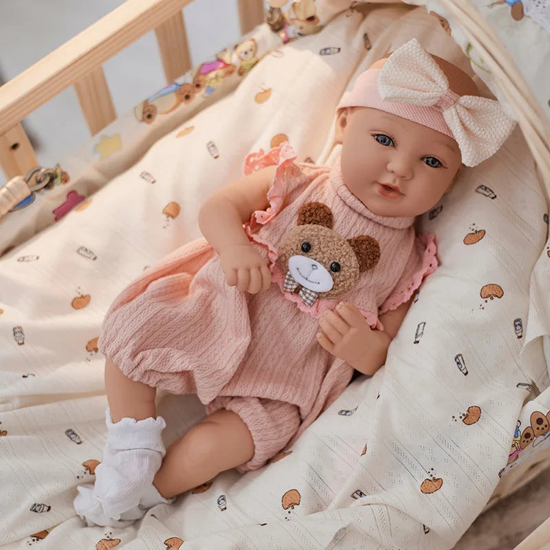 18-Inch Realistic Reborn Doll | Soft Body Baby Doll for Kids
