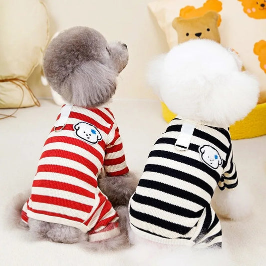 Soft Cotton Dog Jumpsuit | Stylish Pet Pajamas for All Breeds