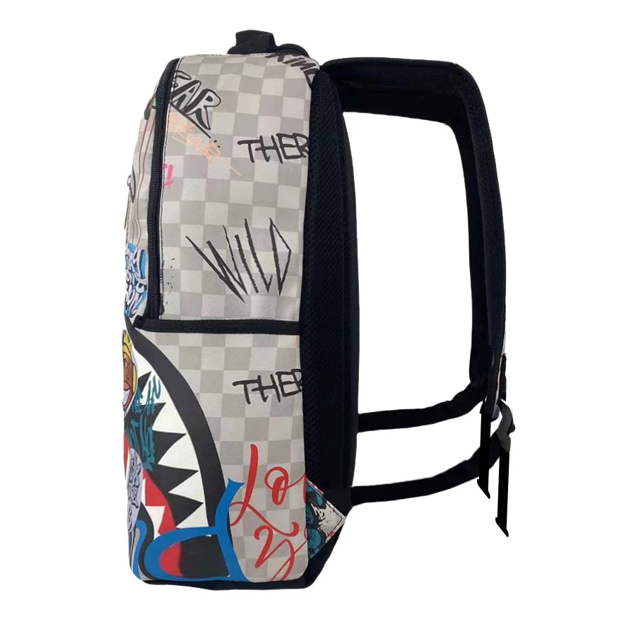 Trendy Hip-Hop Street-Style Backpack | Lightweight Travel Bag