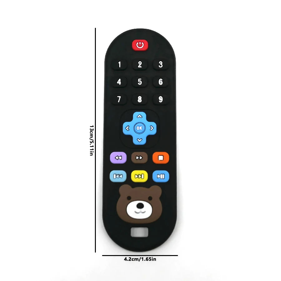 Children's Silicone Teething Remote Control Toy | Safe and Fun
