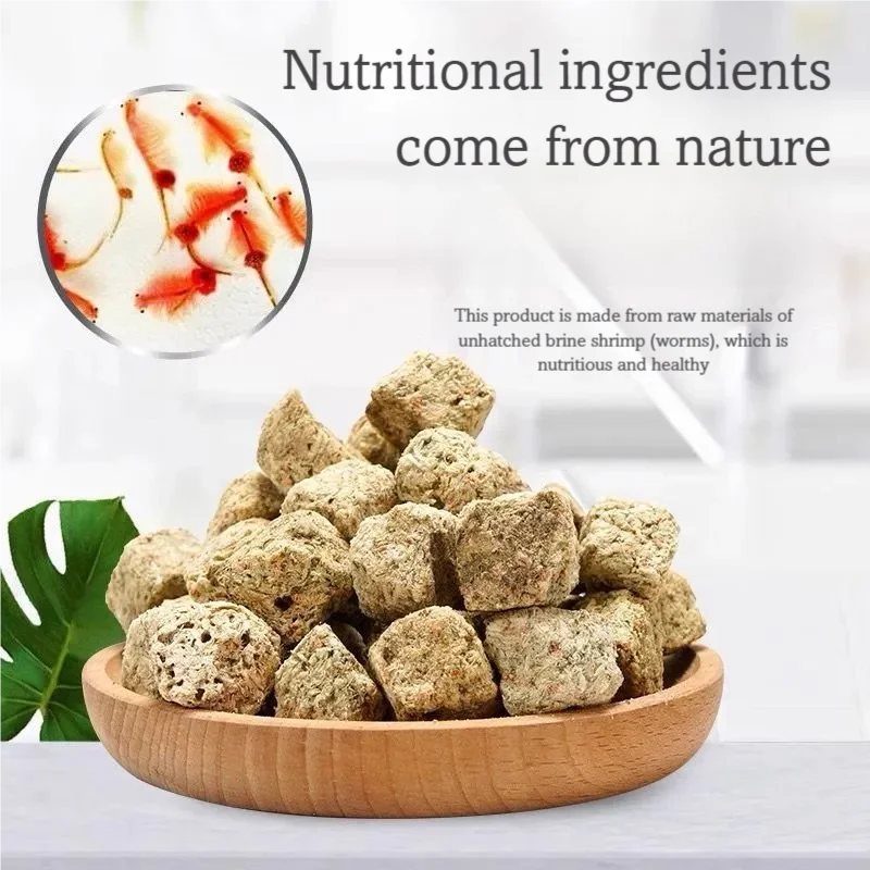 High Protein Freeze-Dried Brine Shrimp Cubes | Premium Fish Food