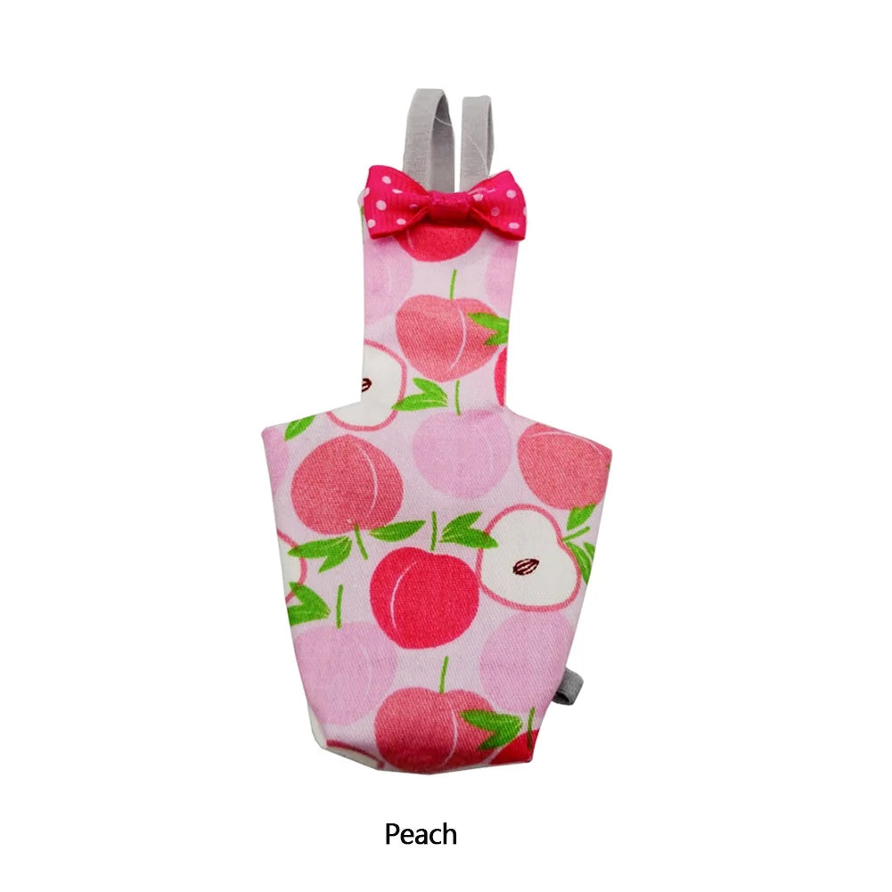 Cute Colorful Fruit Floral Bird Diaper | Washable Pet Flight Suit
