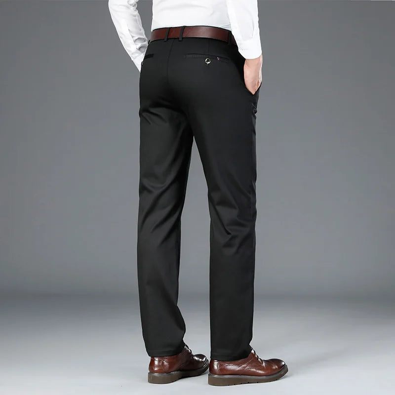 Men's Bamboo Fiber Casual Pants | Stylish Stretch Trousers