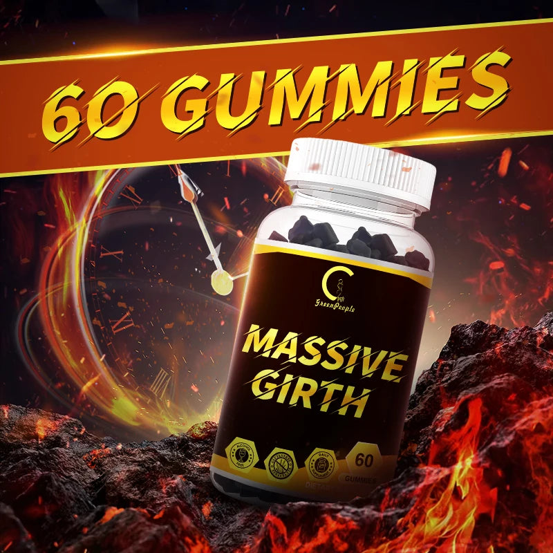 60pcs Tribulus Terrestris Extract Gummies for Men | Boost Vitality