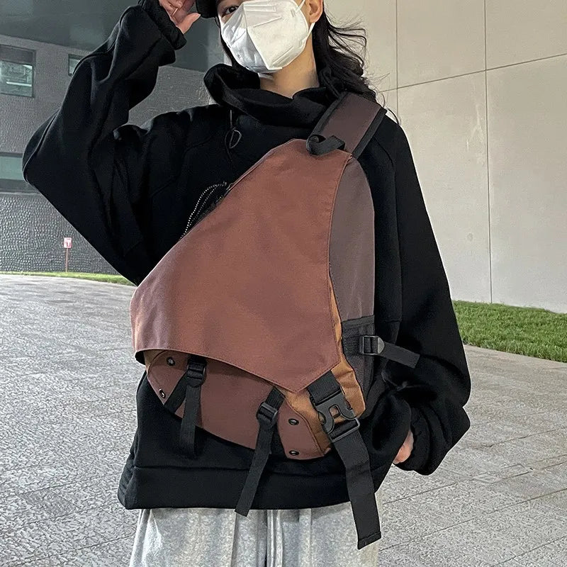 Men's Waterproof Large Capacity Crossbody Chest Bag | Fashionable & Functional