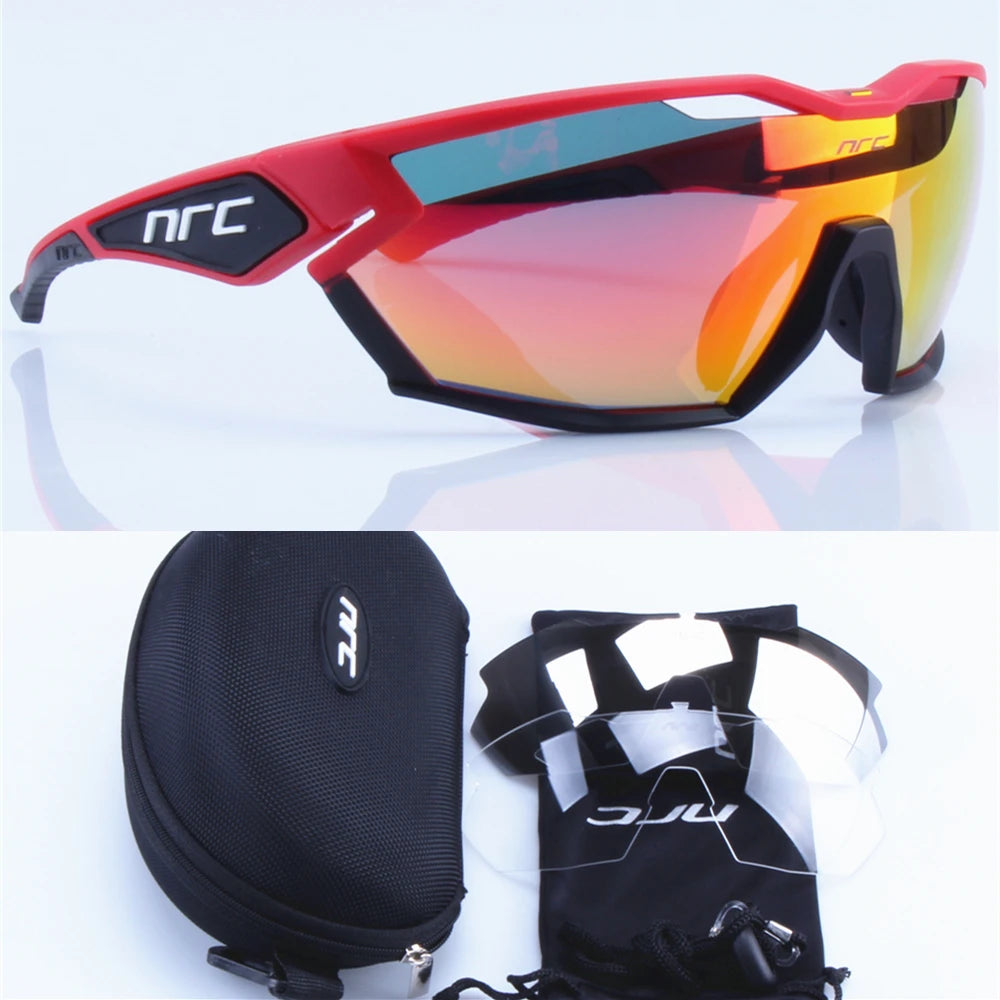 Unisex 3 Lens Cycling Glasses | Versatile Sport Sunglasses