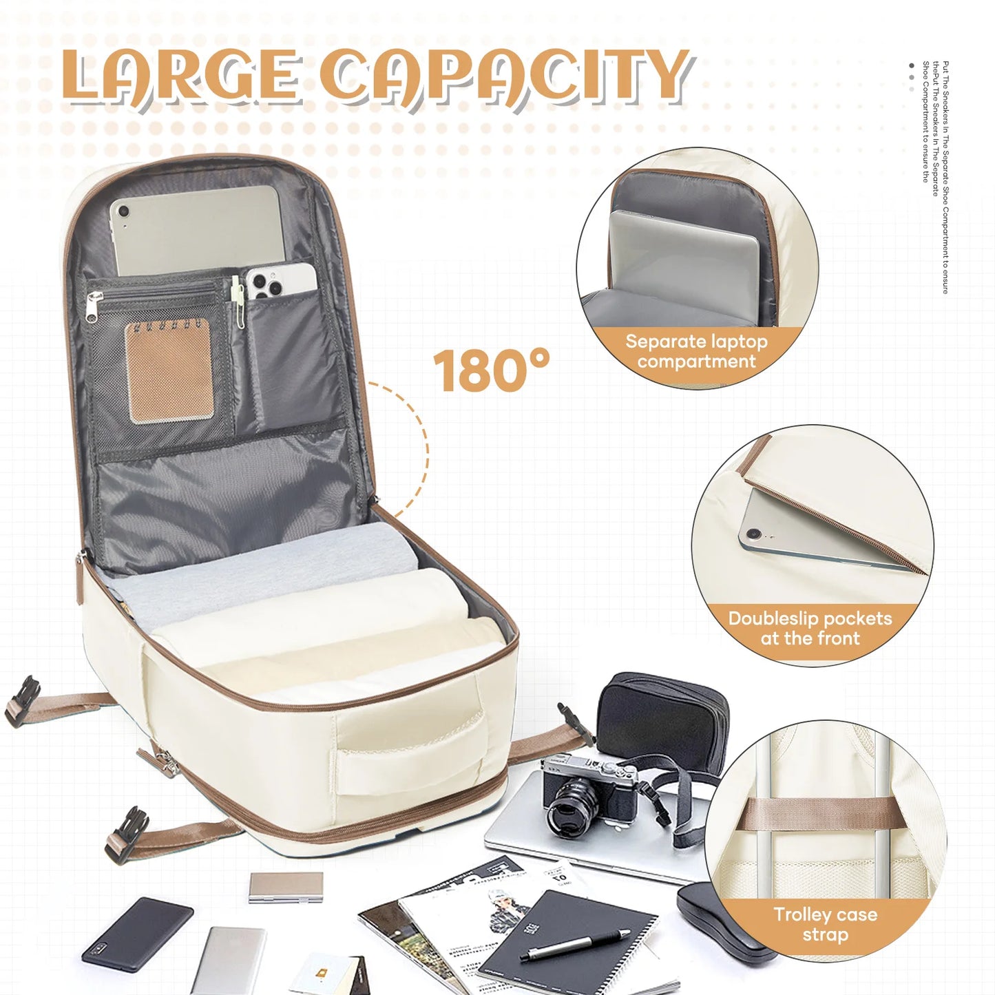 Versatile Waterproof Travel Backpack for Men & Women | Spacious Design