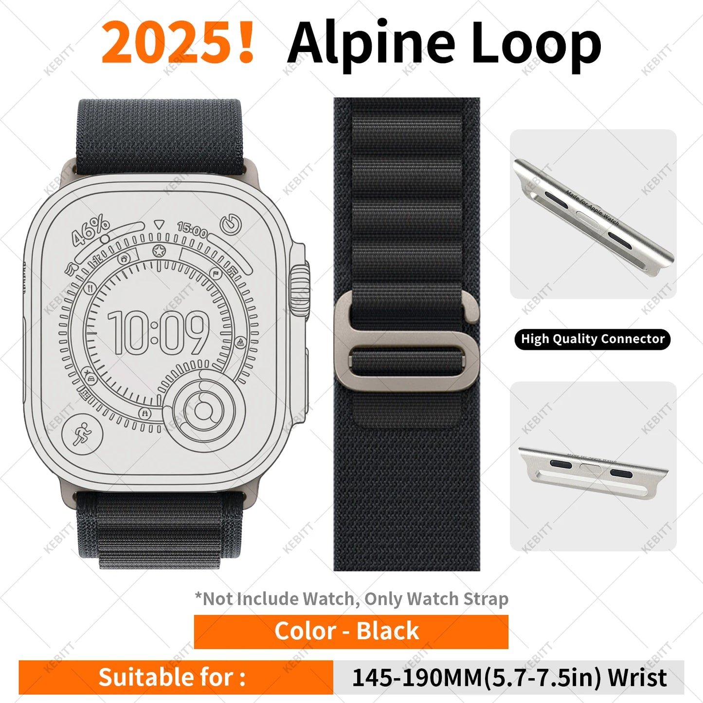 High-Quality Nylon Strap Alpine Loop for Smartwatch | Comfort & Style