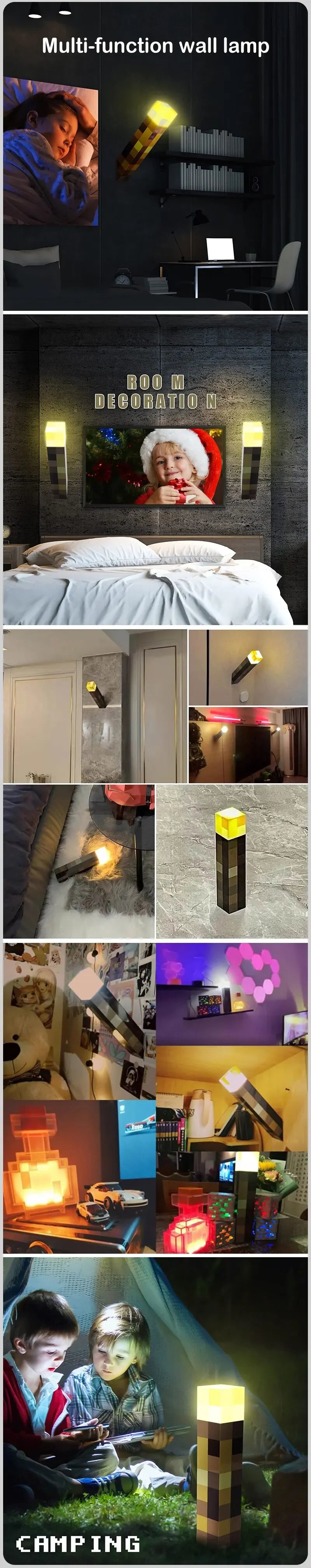 Color Changing LED Night Light | Fun USB Charging Decorative Light