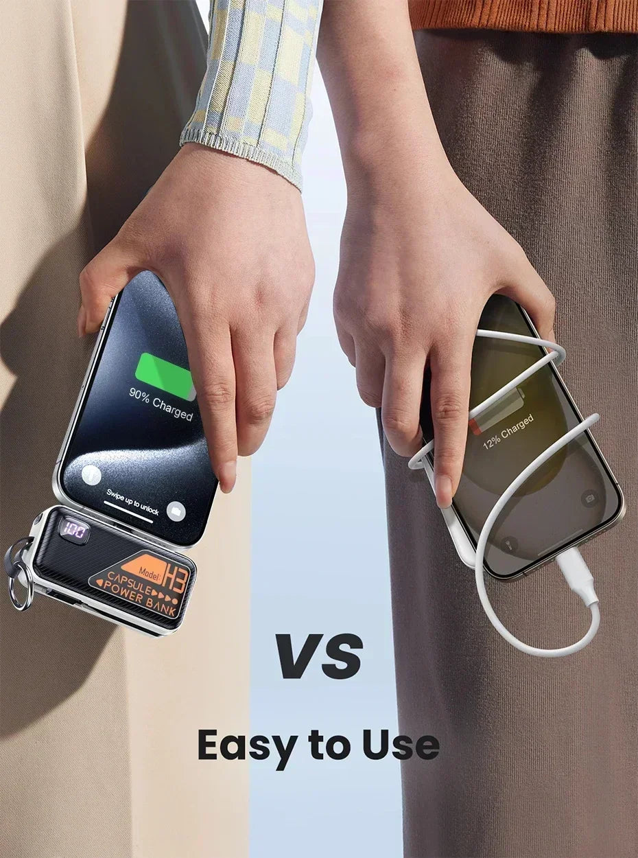 20000mAh Mini Power Bank with PD20W Fast Charging & Digital Display