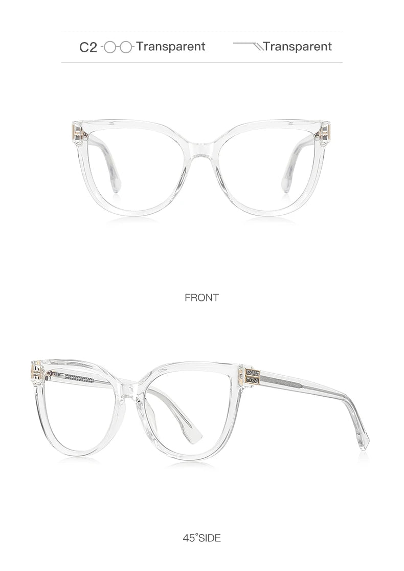 Large Frame Cat's Eye Butterfly Reading Glasses for Women | Stylish Design