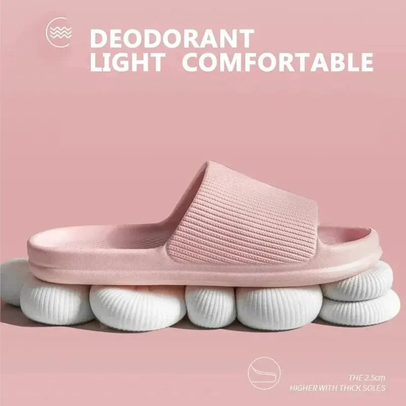 Unisex Soft EVA Cloud Slides | Non-Slip Indoor Slippers