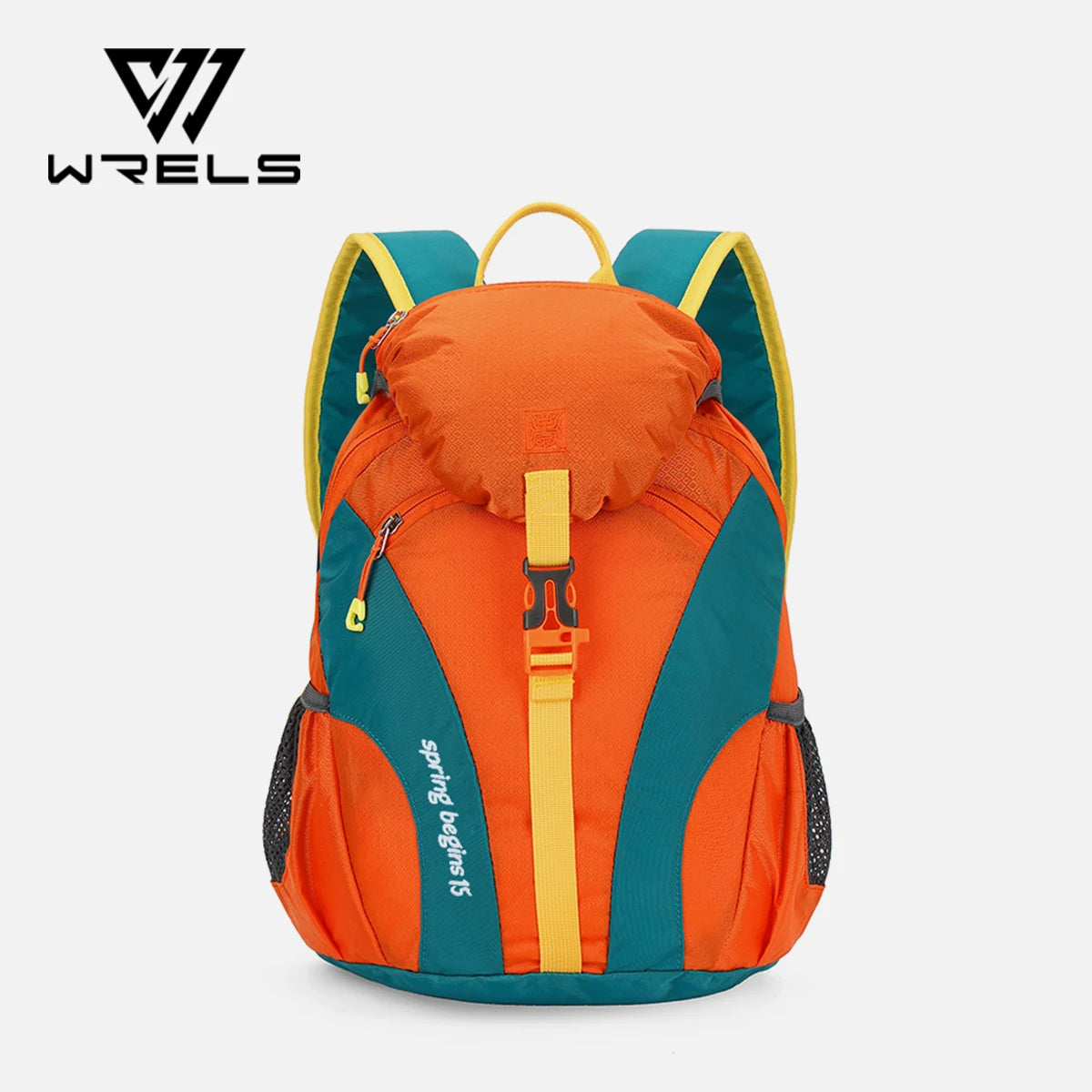 WRELS Outdoor Mountaineering Backpack Large Capacity Sports Backpack Waterproof Folding Schoolbag Ultra-light Cycling Traveling