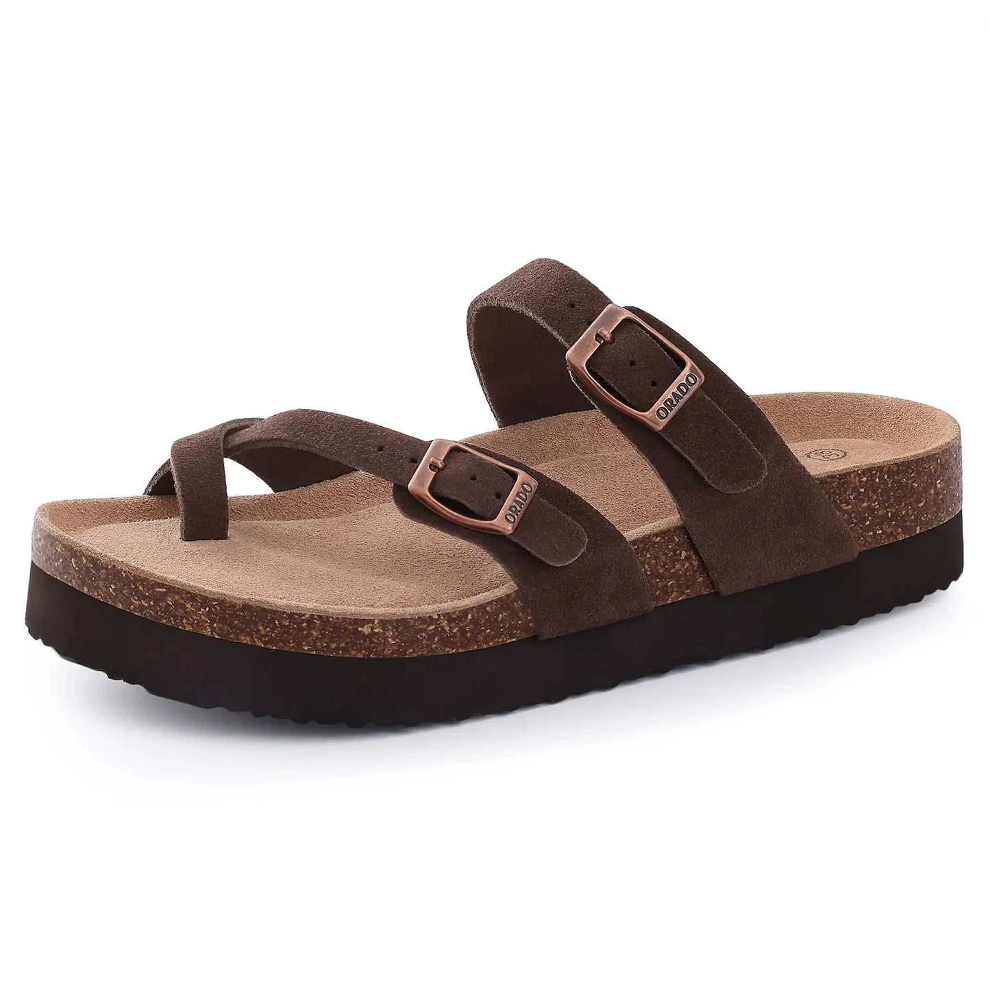 Cork Suede Clogs for Women | Stylish Summer Beach Slides