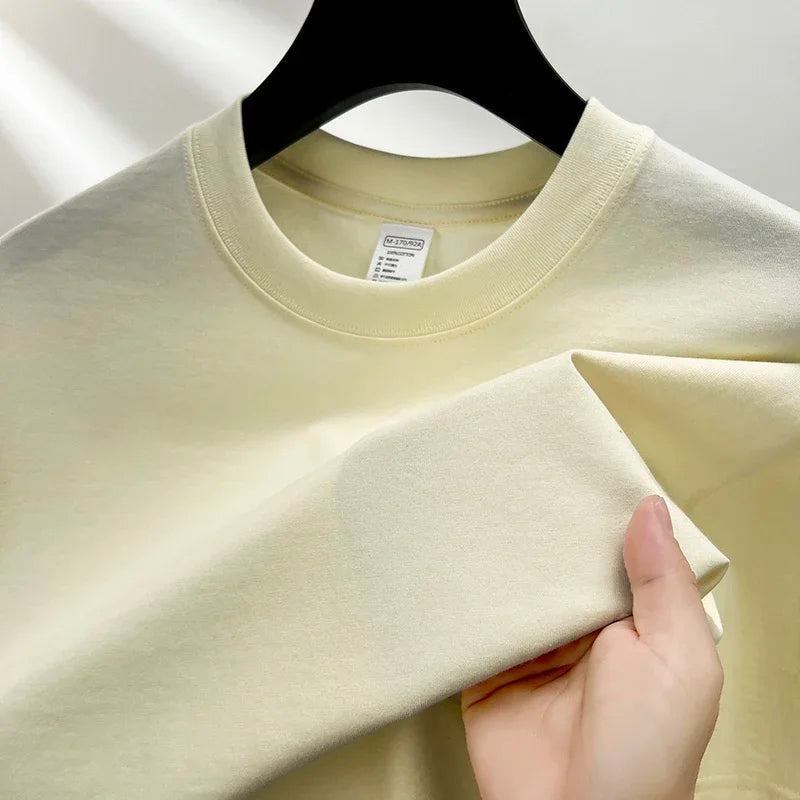 Men's Breathable Cotton Summer T-Shirt | Fashionable Short Sleeve Top