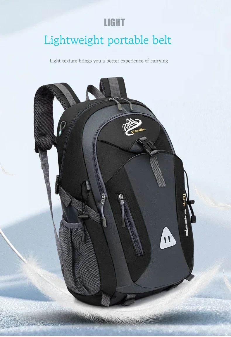 Waterproof Nylon Backpack for Hiking and Outdoor Adventures