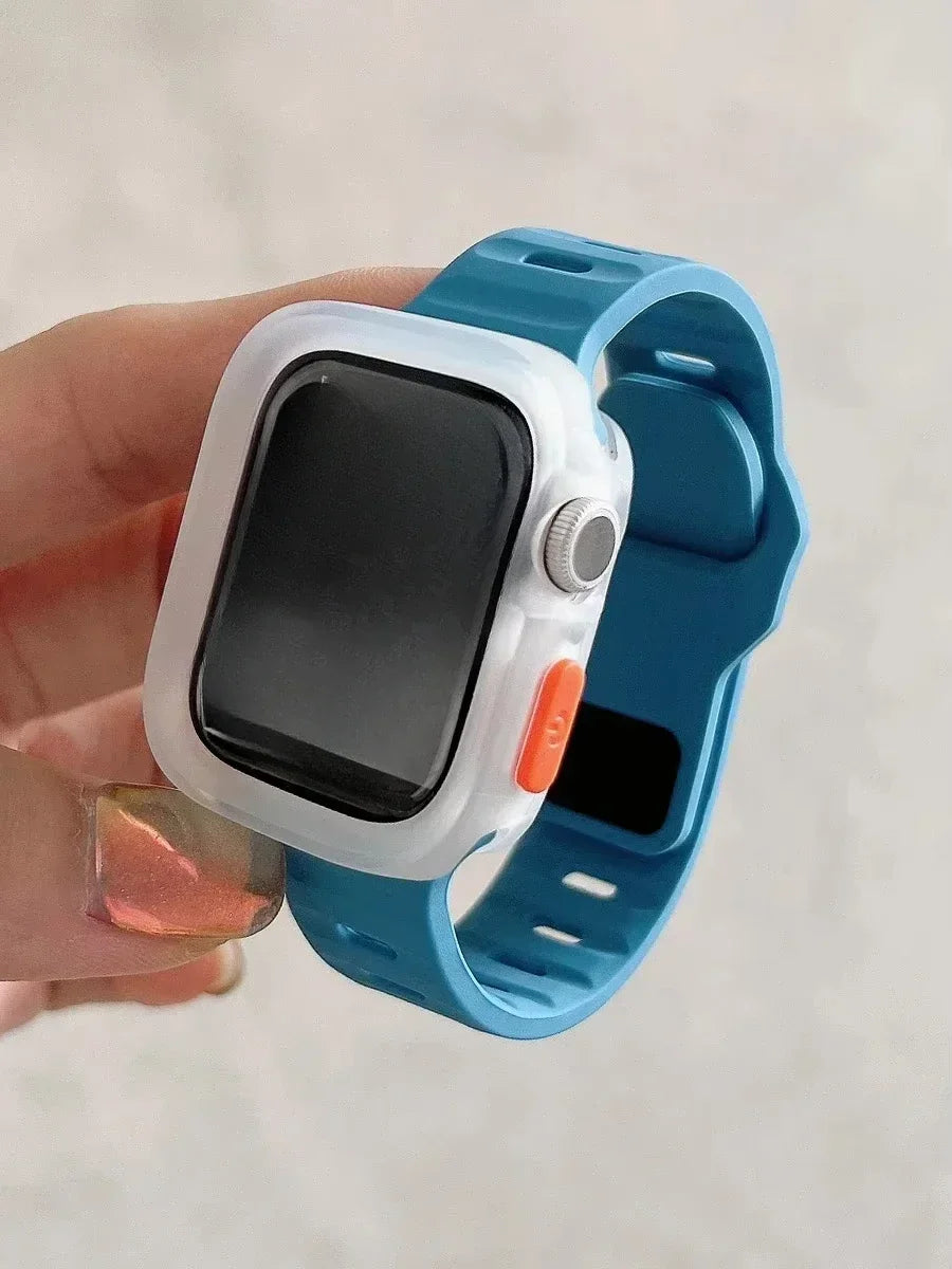 Silicone Case and Strap for Apple Watch | Stylish & Durable