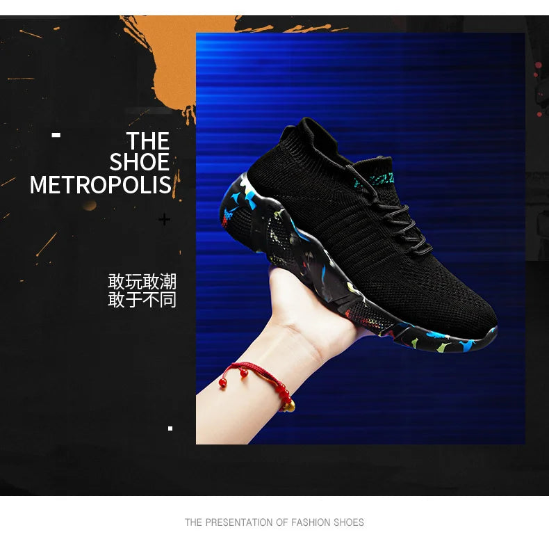 Men's Breathable Sneakers | Comfortable Casual Walking Shoes