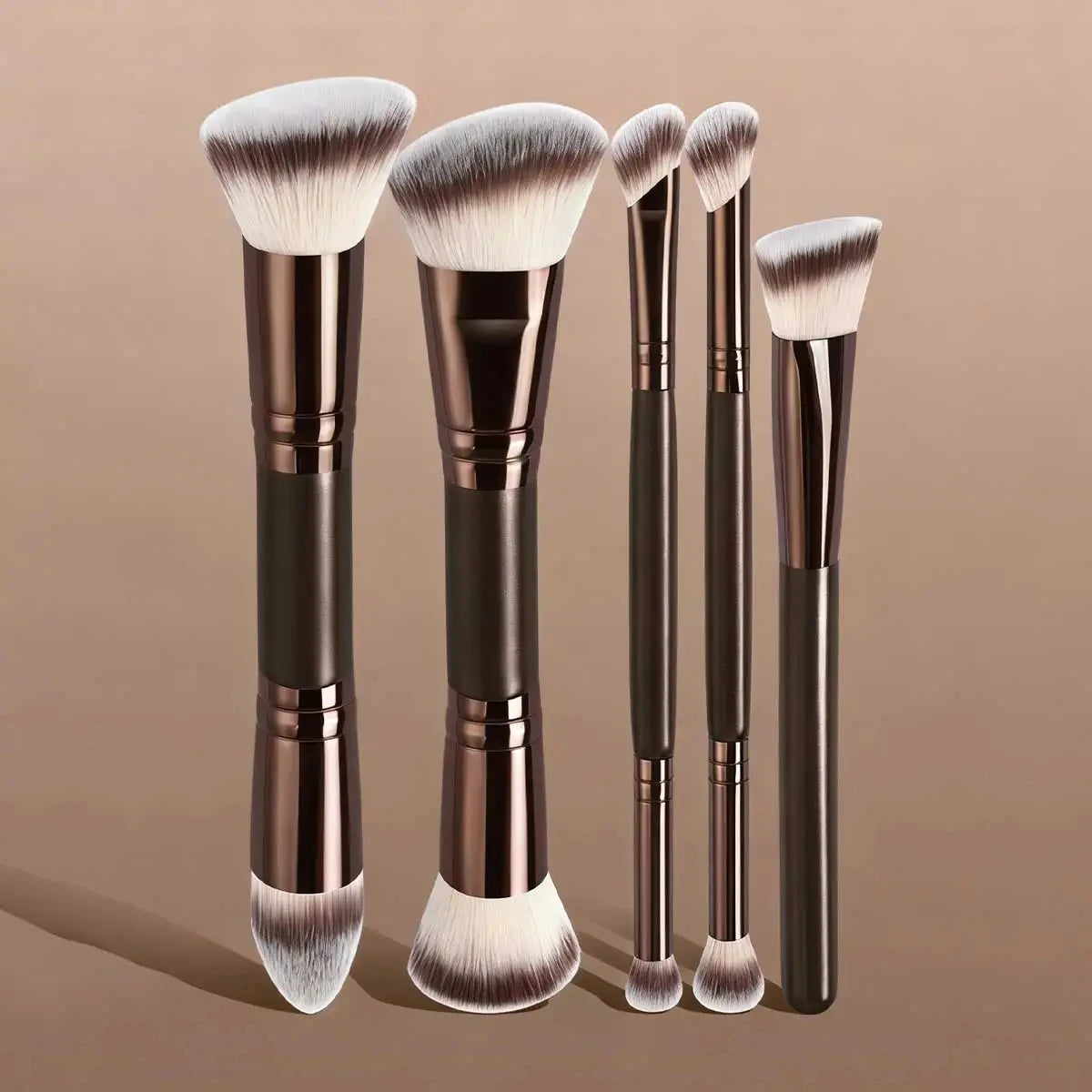 Professional Makeup Brush Set | Portable Dual-Ended Tools