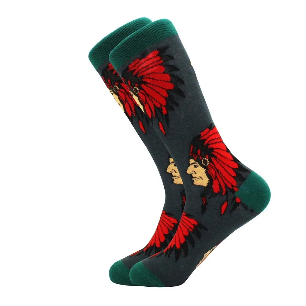 Funny Mid-Top Unisex Socks | Unique Hip Hop Shark Design