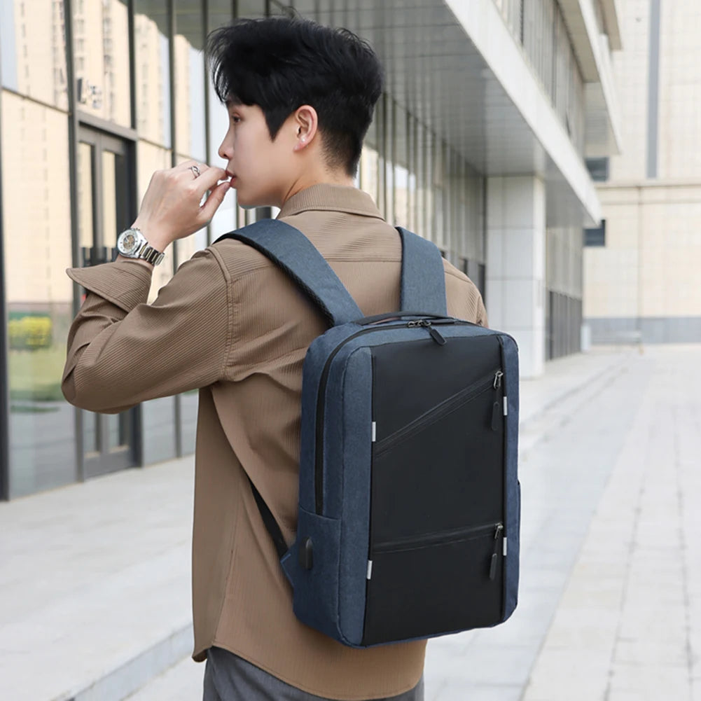 3-Piece Casual Bag Set | Versatile Laptop Backpack & Pouches