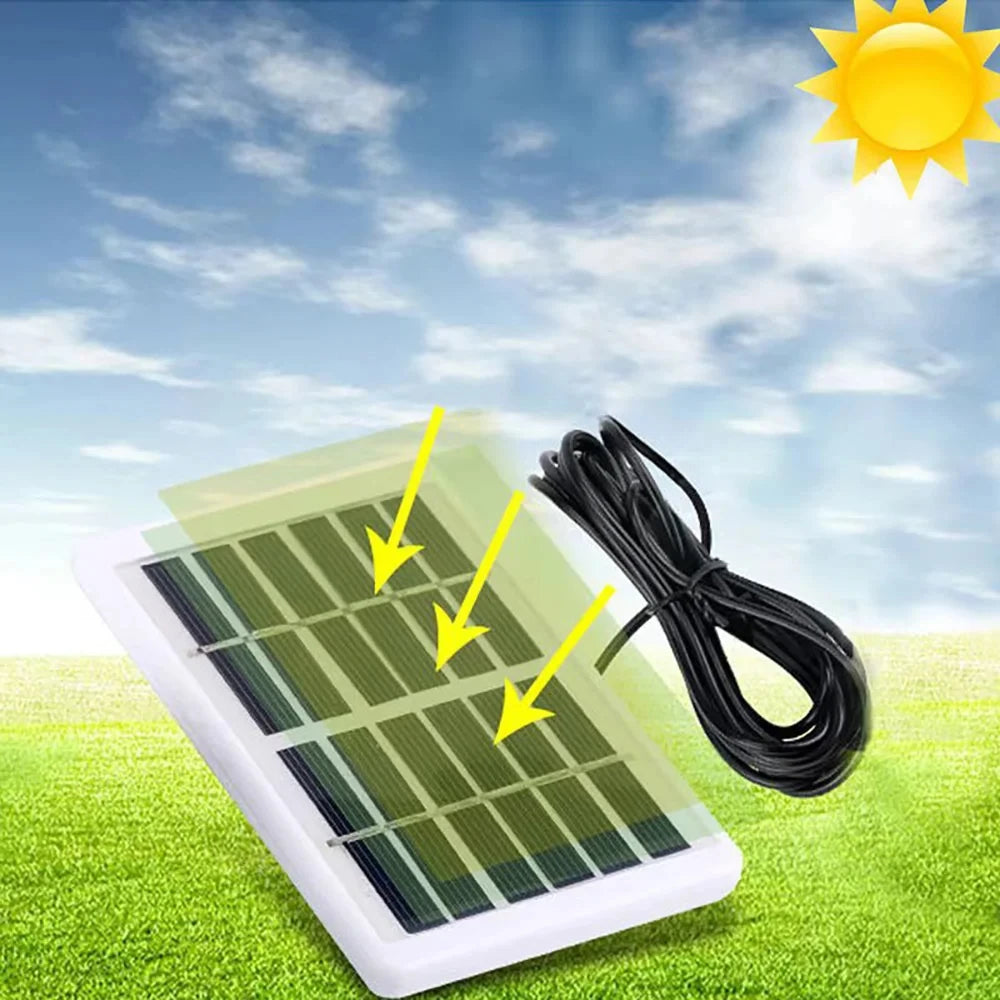 Portable LED Solar Bulb Light | Waterproof & USB Charged