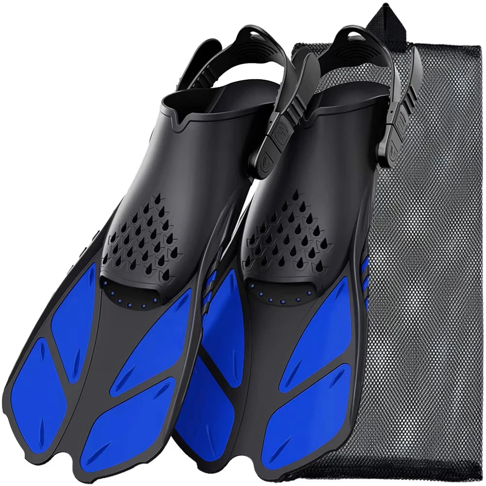 Adjustable Snorkel Fins for Adults & Teens | Comfortable Dive Fins