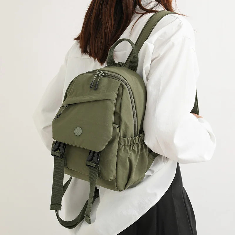 Unisex Lightweight School Backpack | Water-Resistant Nylon Bag