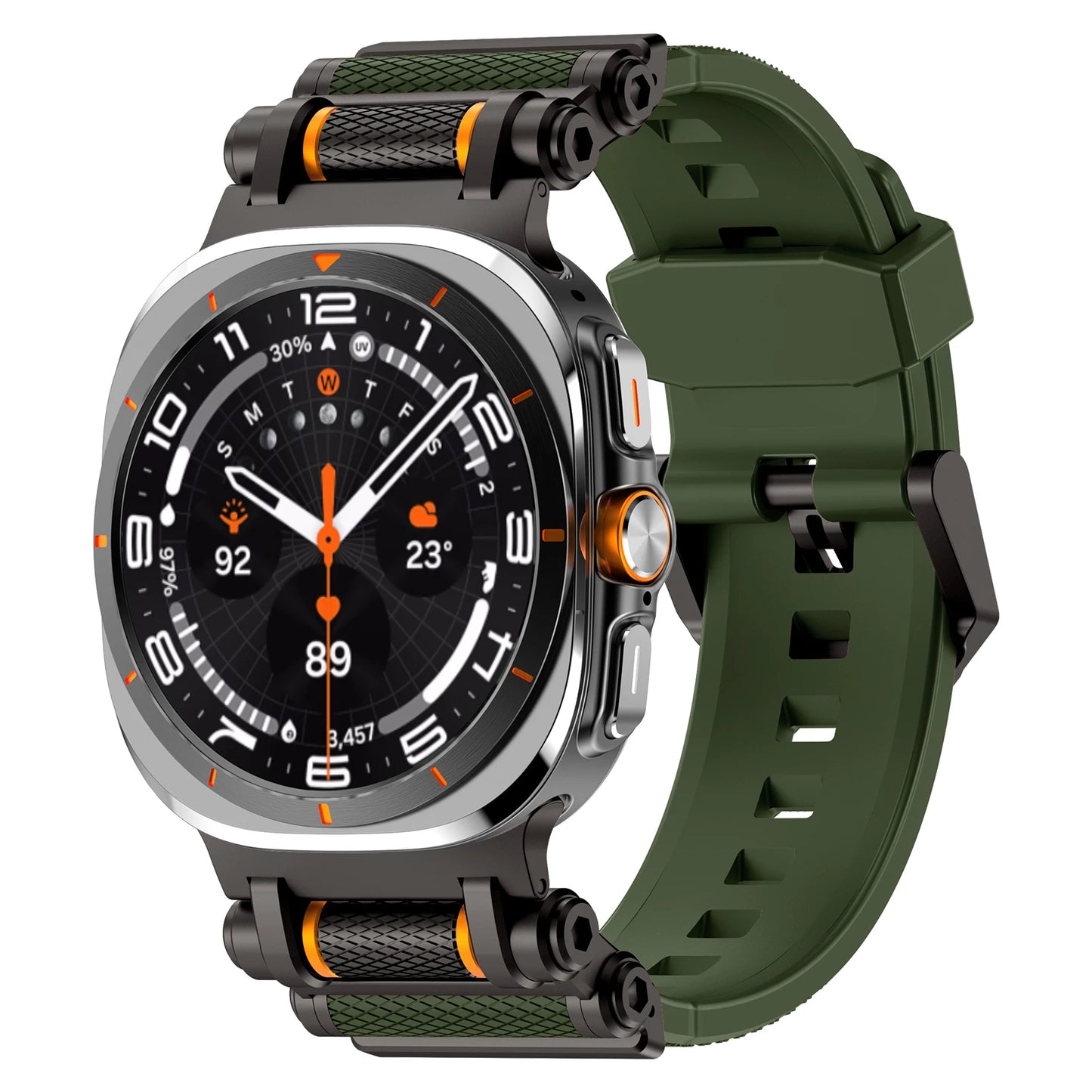 Luxury Silicone Sport Band for Galaxy Watch Ultra 47mm | No Gaps Design