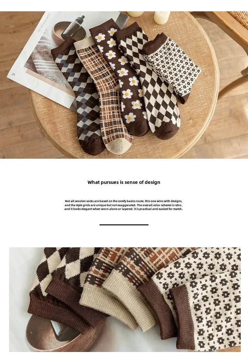 Fashionable Cotton Socks for Autumn & Winter | Warm & Cozy Style