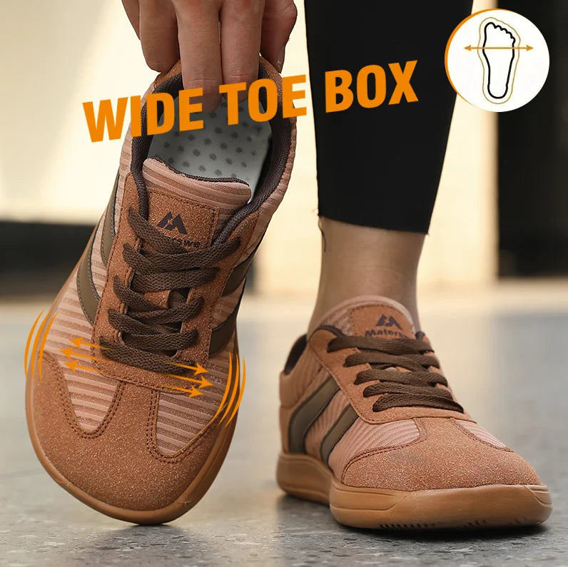 Women's Lightweight Wide Toe Barefoot Running Shoes | Casual Sports