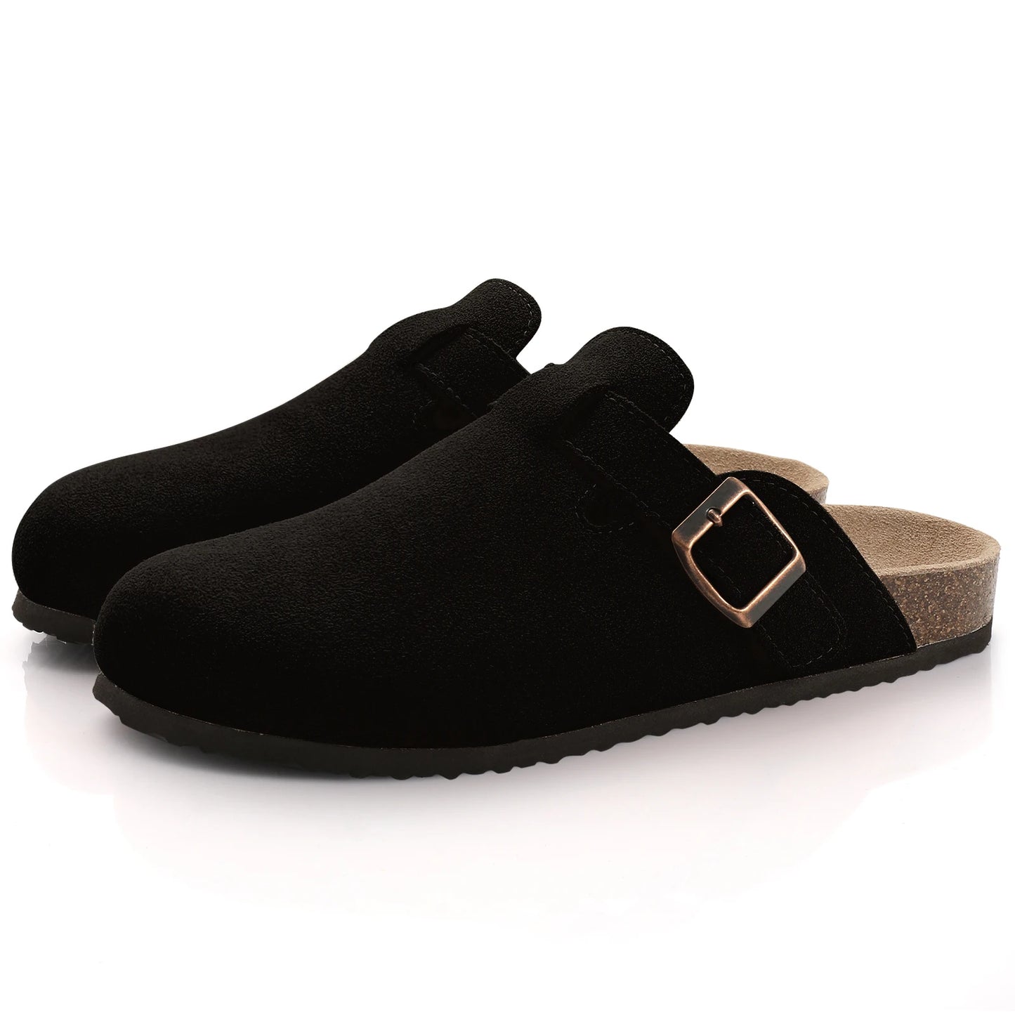 Cork Suede Clogs for Women | Stylish Summer Beach Slides