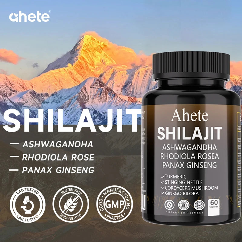 Premium Shilajit Energy Supplement | Boost Your Well-Being