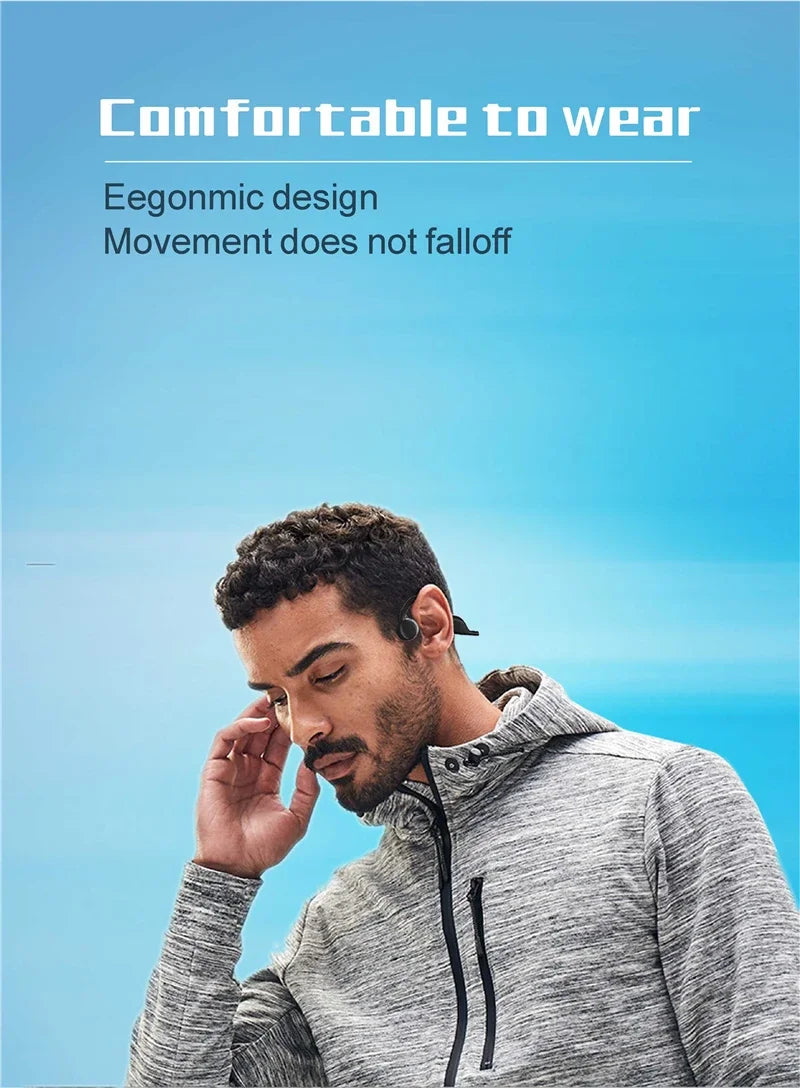 Wireless Bone Conduction Earphones | Waterproof Bluetooth Headphones