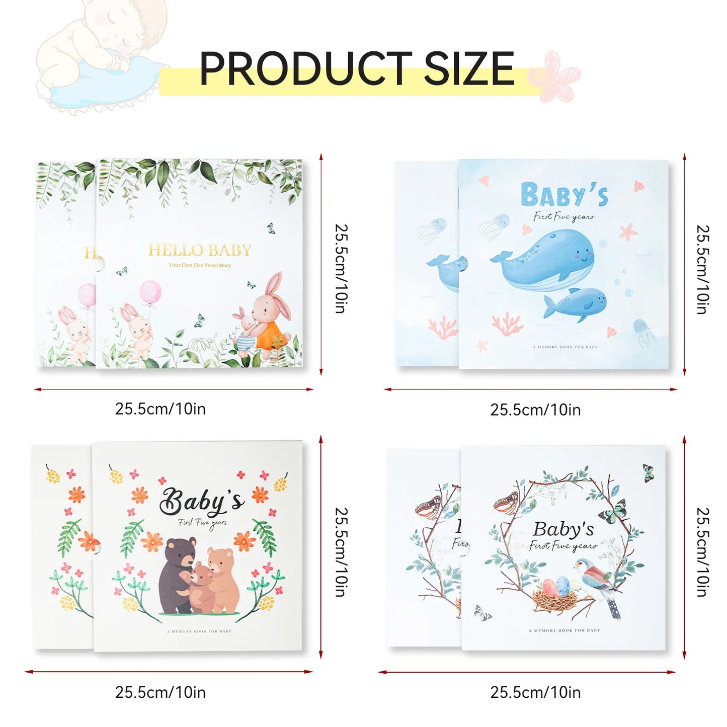 Baby Growth Photo Album | Cherish Your Child's First Year Memories