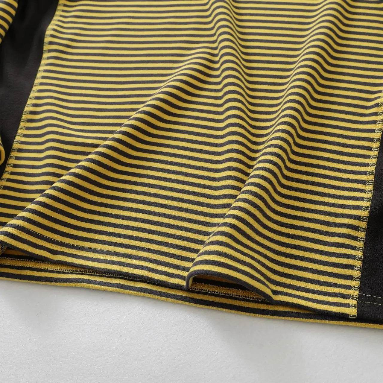 Unisex Insulated Patchwork Striped Sweatshirt | Casual Comfort