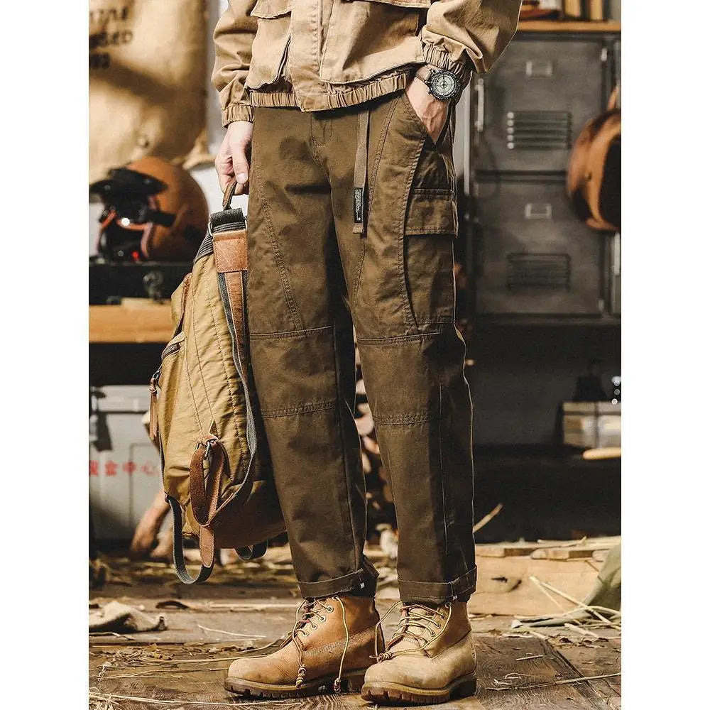 Men's Loose Straight Casual Trousers | Comfortable Outdoor Pants