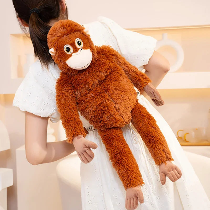 Cartoon Gorilla Plush Toy | Soft Stuffed Doll for Kids and Decor